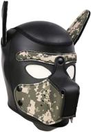 🐶 jewe puppy hood full face mask - cosplay animal costume, dog head mask логотип