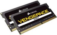 💾 corsair vengeance performance 32gb ddr4 2666mhz cl18 unbuffered sodimm memory kit (2x16gb) logo