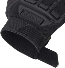 img 1 attached to 🧤 Premium Kids' Half Finger Cycling Gloves: Breathable, Non-Slip, Fingerless Bike Riding Mittens with Shockproof Technology, UV Protection - Perfect Outdoor Skateboard Gloves for Boys and Girls Aged 6-10Y