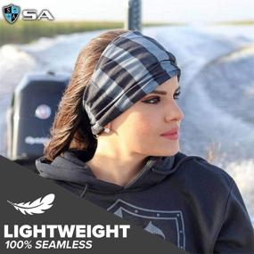 img 1 attached to 🧣 Ultimate Shield Variety: Your Go-To Multipurpose Balaclava Elastic Women's Accessories and Scarves & Wraps