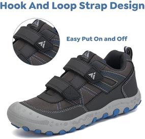 img 1 attached to Mishansha Boys Girls Athletic Hiking 👟 Shoes: Anti-Collision, Non-Slip Outdoor Walking Running Sneakers