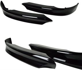 img 2 attached to Pre-Painted Front Bumper Lip Compatible With 2005-2008 BMW E90 3-Series
