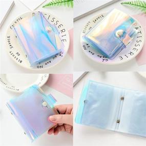 img 1 attached to 📸 Compact Mini Photo Album: 2x3 with 36 Pockets for Fujifilm Instax, Polaroid Snap & Digital Cameras - Store Kpop Photocards in Dazzling Colors