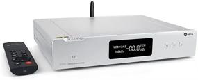 img 4 attached to Topping D70s MQA DAC AK4497 Bluetooth 5.0 LDAC DSD512 32Bit/768k AK4118 Receiver 🔊 XMOS IIS USB Coax Opt AES Input HiFi Audio Decoder with Remote Control - Silver