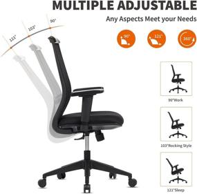 img 2 attached to Ergonomic Office Support Adjustable Comfortable