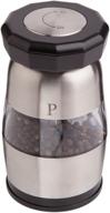 🧂 ozeri duo ultra stainless steel salt and pepper mill & grinder: superior grinding and seasoning experience logo