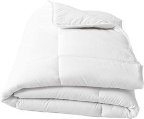 img 4 attached to 🛏️ Premium Twin White Goose Down Alternative Comforter by Manor Ridge - Hypoallergenic Duvet Insert for Better Sleep