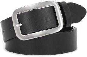 img 4 attached to Women Leather Fashion Buckle WHIPPY Women's Accessories in Belts