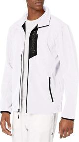 img 2 attached to Reebok Mens Woven Jacket 🧥 White: Stylish and Functional Men's Clothing