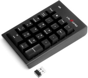 img 4 attached to 🔮 Optimized for SEO: Velocifire NK01 Wireless Mechanical Number Pad with Blue Switches - Ideal External Numeric Keypad for TKL Keyboards