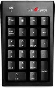 img 2 attached to 🔮 Optimized for SEO: Velocifire NK01 Wireless Mechanical Number Pad with Blue Switches - Ideal External Numeric Keypad for TKL Keyboards