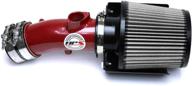 комплект воздухозаборника hps performance 827-531r shortram с теплозащитным экраном red логотип