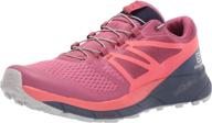 salomon women's trail running shoes - sense ride 2 w logo