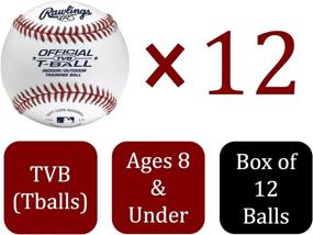 img 3 attached to ⚾ Rawlings Youth T-Ball or Training Baseballs - Box of 12, TVB