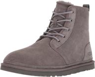 shop the stylish ugg mens harkley sneaker charcoal men's shoes in fashion sneakers today! logo