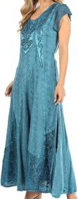 img 2 attached to Sakkas ADL20323 Womens Stonewashed Turquoise Women's Clothing