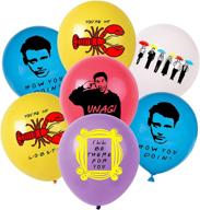 friends balloons birthday supplies decorations logo