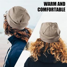 img 2 attached to 🧣 Stay Cozy and Stylish with KPwarm Winter Beanie - Chunky Soft Fleece Tactical Cap for Men and Women!