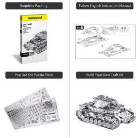 img 1 attached to Piececool German Metal Military Kits: Perfect Birthday Gift for Adults