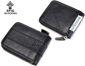 img 2 attached to 💼 Vintage Leather Wallet with Advanced Blocking Technology