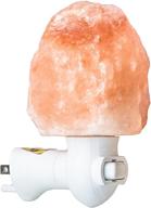 🌙 premium rakaposhi salt rock night light - certified natural crystal himalayan salt lamp night light with ul listed wall plug logo