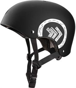 img 4 attached to 🛴 Stay Safe with MONATA Skateboard Bike Helmet: Ideal Head Protection for Youth, Adults, and Teens in Sports Activities like Skating, Scooting, Cycling, and Rollerblading.