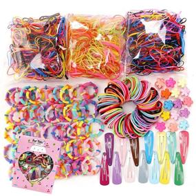 img 3 attached to Accessories Elastic Ponytail Holders Barettes