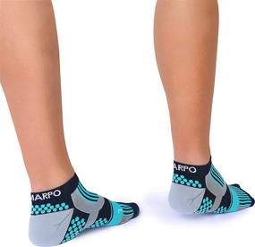 img 2 attached to 🧦 SUMARPO Ankle Low Cut Compression Socks for Women & Men - Enhance Circulation 20-30 mmHg for Running, Nursing, Athletics, and Sports