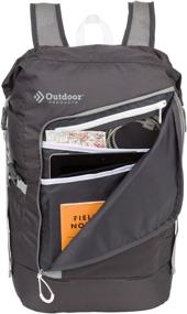 img 3 attached to Outdoor Products Cycler Roll Top Asphalt Backpacks