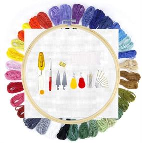 img 2 attached to 🧵 Convenient DeliveryBuddies Embroidery Kit: Complete with Thread, Needles, Starter Tools, and Instructions