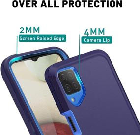 img 1 attached to FYSZBOX For Samsung Galaxy A12 Case Triple Layer Shockproof Drop Proof Heavy Duty Full Body Rugged Protection Phone Case Cover For Samsung Galaxy A12 6