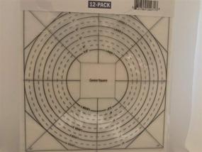 img 2 attached to 🔥 Folded Star 8-inch Hot Pad Interfacing Templates 12-pack: Perfect for Plumeasy's Round or Square Folded Star Patterns