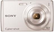цифровая камера sony cyber-shot dsc-w510 12,1 мп с объективом с широким углом и зумом 4х и жк-экраном 2,7 дюйма (серебристого цвета) логотип