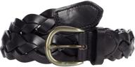 florsheim mens arlen braid black men's accessories in belts logo