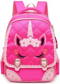 img 4 attached to Magical Moonmo Unicorn Princess Backpack - Waterproof and Stylish for Adventurous Princesses