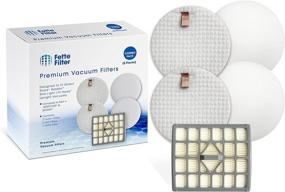 img 4 attached to Fette Filter Vacuum Filter: Shark Rotator Slim-Light Lift-Away NV341 & NV341Q Compatible (Combo Pack) – Compare to Part # 1229FC340 & XHF340