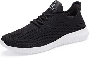 img 4 attached to YDB Lightweight Breathable Athletic Sneakers Men's Shoes and Athletic