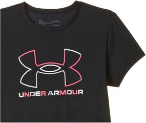 img 2 attached to 👕 Детская одежда X-Лардж для девочек: футболка с коротким рукавом Under Armour