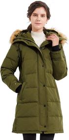 img 4 attached to Orolay Womens Thickened Adjustable Winter Women's Clothing and Coats, Jackets & Vests