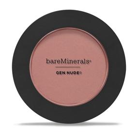 img 4 attached to bareMinerals GEN NUDE Pressed Mineral Powder Blush, Call 💖 My Blush: Achieve a Natural Glow with 0.21 oz of Radiance