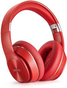 img 3 attached to 🎧 Edifier W820BT Bluetooth Headphones - Foldable Wireless Headphones with 80-Hour Battery Life - Red: Enhanced Audio Experience