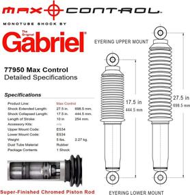 img 1 attached to Gabriel 77950 Monotube Absorber with Enhanced CONTROL for Improved Performance