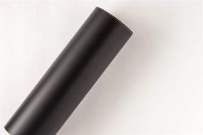 img 1 attached to 🖤 Premium Quality Black Oracal 631 Vinyl Roll for Craft Cutters and Sign Cutters - 12"x 10 Ft Length