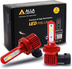 img 4 attached to 🔆 Introducing the Alla Lighting 5200lm AL-R H11 H8 H16 LED Fog Lights/DRL Bulbs - Xtreme Super Bright, 6000K Xenon White for Enhanced Visibility!