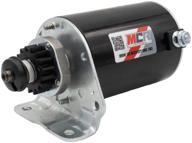 high-performance mcr new starter motor: compatible with briggs 795121, 499521, 497461, 497401 & deere am106883, am38136, am39285 logo