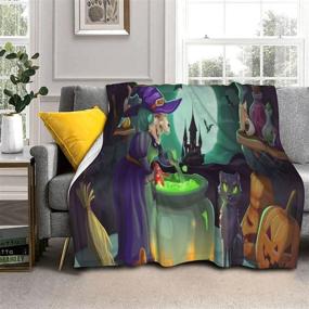 img 3 attached to Halloween Lightweight Ultra Soft FleeceThrow Blankets