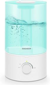 img 4 attached to 🌬️ Gocheer 3.5L Cool Mist Humidifier for Bedroom - Ultrasonic Air Humidifier and Essential Oil Diffuser, Whisper Quiet Operation with Adjustable Mist Output and Filter Free Design - Ideal for Baby Room and Home