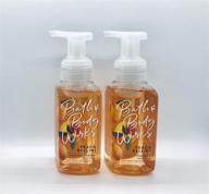 🍑 bath&body works gentle foaming hand soap peach bellini: 2-pack, 8.75 ounce, refreshing fragrance logo