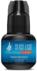 img 4 attached to 💪 Стройное Stacy Lash Клей для наращивания ресниц Extra Strong Evolution: время высыхания 1-2 сек, удержание до 8 недель, максимальная стойкость - черный клей только для профессионального использования.