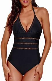 img 4 attached to Tempt Me Swimsuit Swimwear Bathing Women's Clothing for Swimsuits & Cover Ups